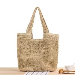 CCF663 Single-Shoulder Straw Bag 2023 Summer Hand Straw Weaving Beach Bag For Women Holiday Shopping Straw Sea Bag