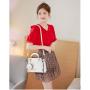 Fashion Women Hanging Decoration Characters Handbags China Wholesale PU Lady Bags Girl Pure Color Zipper bolsas para mujer