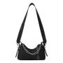 Trend High Quality Chain Bag Handbag Tote Small Handbag Female 2024 New Simple Casual Crescent Bag Vintage Shoulder Bag