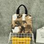 Camouflage printed cool insulated shoulder bag picnic bag lunch portable thermal bags for food fruit