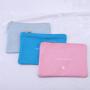 High Quality Custom Logo Printing Canvas Zipper Cosmetic Travel Pouch 8oz Cotton Makeup Bag