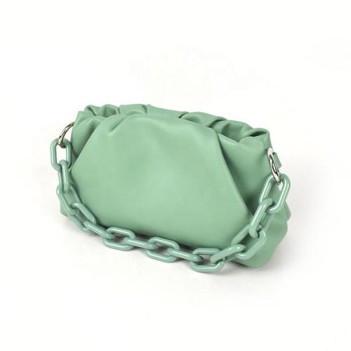 2021 Mint Color Ladies Handbags Women Bags Dumpling Bag Ins Fashion Acrylic Chain Shoulder Bag