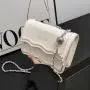 Wavy Pattern Small Square Para Mujeres Bolso Bolsas Pu Leather Crossbody Bags For Women Chain Single Shoulder Taschen CY135