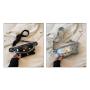 HR604 Women Chest Bag New Fashion Personalized Chain Hardware Decoration Girls' One Shoulder Crossbody Bag Versatile Waist Bag