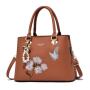 2023 Fashion Embroidery Flower new Crossbody ladies Shoulder Bags Trendy PU Leather bags designer handbags for women luxury