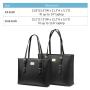 LOVEVOOK 2022 Fashion PU Leather Laptop Handbag for Ladies Large 15.6 inch Office Shoulder Briefcase Women's Laptop Tote Bags