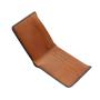 High quality top grain leather men wallet slim purse in classic big brand pebble pattern