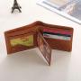 Fashion New Design US Dollar Print Business Card Holder Case Mens Wallet Slim PU Leather Purse for Travel