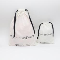 High Quality Drawstring Gift Packaging Shoe Dust Cotton Bag For Handbag Organic Cotton Muslin Shopping Bags