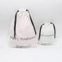 High Quality Drawstring Gift Packaging Shoe Dust Cotton Bag For Handbag Organic Cotton Muslin Shopping Bags