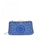Factory wholesale sac tendance 2024 new arrival square rhinestone dinner clutch evening bags metal chain crossbody banquet bag