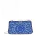 Factory wholesale sac tendance 2024 new arrival square rhinestone dinner clutch evening bags metal chain crossbody banquet bag
