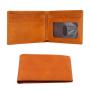 2023 Hot Selling Mens Wallet Customized Logo Material Style RFID Anti-Theft Brush Genuine Leather Oil Waxed Wallet