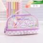 BDA004 New Stationery Bag Portable PVC Pencil Case Korean Style Creative Student Zipper Pencil Cases Office for Teens Girls