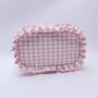 Exquisite Structure Manufacturing Toiletry Bags Lightweight Ruffle Cosmetic Bag Designer Luxury Cosmetic Bag
