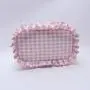 Exquisite Structure Manufacturing Toiletry Bags Lightweight Ruffle Cosmetic Bag Designer Luxury Cosmetic Bag