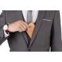 Leather Credit Card Wallet Holder Men Slim Wallet with Money Clip DDP shipping