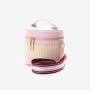 Wholesale Fashion Ladies Straw Bucket  Bags Large Capacity Leather Cross-body Handbags Female Circle Ladies Bag
