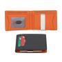 Factory wholesale leather money clip wallets men's leather wallet pu slim money clip