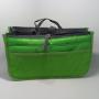 Gelory Wholesale Multifunctional Storage Bag Two Zipper Multi-Layer Cosmetic Bag Organizer Insert Handbag