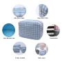 New Spring Portable Tweed Cloth Ladies Customized Logo Toiletry Makeup Organizer Bag Travel Makeup Bag Pouch Cosmetic Bag