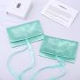 Luxury Double-Deck Satin Envelope Jewelry Pouch With Bow Envelope Silk Satin Gift Jewelry Packaging Dudt Bag