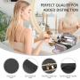 Customized Portable Travel Makeup Case Large Leather Cosmetic Bag with Strap Flat Lay Opening Waterproof Anti-Dust for Women