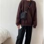 New Fashion Metal Zipper Messenger Bags Women Nylon Purse Mobile Phone Bags Girls Rectangle Small Crossbody Shoulder Bag
