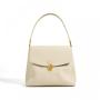 New top layer cowhide versatile single shoulder crossbody large capacity women's bag