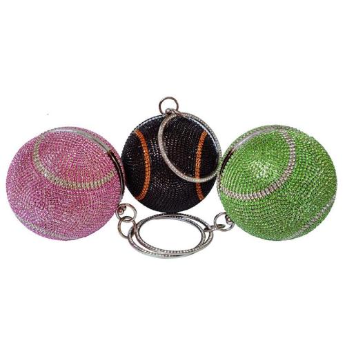 2024 Custom Crystal Ball Evening Clutch Bag For Women Trend Shoulder Hand Bags