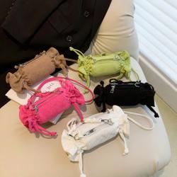 Mini Cylinder Shape Wholesale Women Handbags Nice Design Candy Bag Ladies Fashion Cuty Crossbody Shoulder Bags Sac Femme