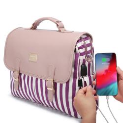 Lovevook new arrival 15.6 inch laptop handbags women office bags ladies large shoulder satchel bags laptop bags for computers