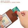 Top Quality Mini Purse Male Automatic Aluminium Rfid Card Casual Wallets Anti theft Carbon Fiber wallet with ID window