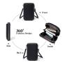 ZX084 Cell Phone Purse Wallet Travel Coin Purse PU Leather Crossbody Wallet Card Holder Bag Card Holder Simple Coin Wallet