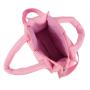 CHANGRONG Custom women lightweight waterproof Nylon Pink puffer tote bag quilted puffy handbag