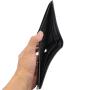 Custom size men leather wallet rfid blocking mens leather card wallet with coin purse