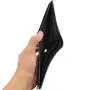 Custom size men leather wallet rfid blocking mens leather card wallet with coin purse