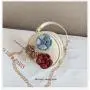 wholesale fashion mini purse handbag for kids girl flower decoration chain round girls shoulder bag