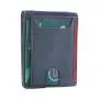 Leather Zipper Wallet With Elastic band Card Holder Slim Thin Smart Men Magic Wallet With Coin