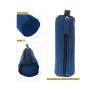 Gelory Professional Manufacturer Multicolor Canvas Stationery Portable Simple Pen Bag Pouch Practical Durable Zipper Pencil Case
