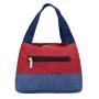 Women's Fashion Multi-Purpose Canvas Handbag Large Capacity Lunch Box & Small Cloth Carrying Bag for Mommy Use