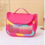 KBW319 Hot Wholesale PU Waterproof Transparent Cosmetic Toiletries Bag Portable Large Capacity Splicing Storage Bag
