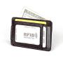 ZR681 Genuine Leather Men Card Holder RFID Wallet Coin Purse Small Vintage Wallets Blocking High Quality Wallet Customized logo