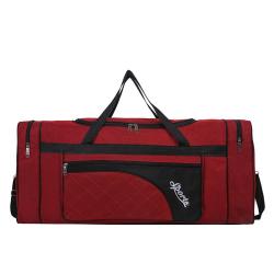 HR374 Oxford Foldable Portable Travel Bag Letter Minimalist Luggage Storage Bag Multifunctional Checked Crossbody Fitness Bag