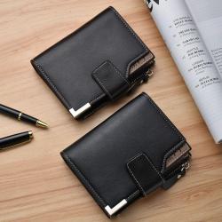 XL023 Vertical with Buckle Men Wallet Luxury Classic Long Style Card Holder Wallet For Men American Style Young Person Purse