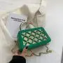 Fashionable Bright Drill Women Handbags Ladies Bags Diamond Lattice Shoulder Crossbody Bag Pure Color Handbags Woman Bags Luxury