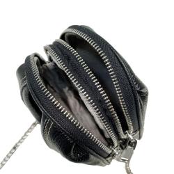 2024 Custom Genuine Leather Walnut Crossbody Bag For Women Luxury With Shoulder Chain