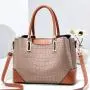 2022 New Korean Fashion Women's Handbag Handbag Top Layer Cowhide Middle-aged Women's Mother Single Shoulder Messenger Bag