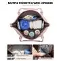 LOVEVOOK wholesale baby Multifunction quilted bags with Pacifier Holder and Changing Pad Stylish large diaper nappy tote bags