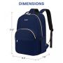 2023 LOVEVOOK new fashion women men unisex computer backpacks custom waterproof school business 15.6 17in travel laptop backpack